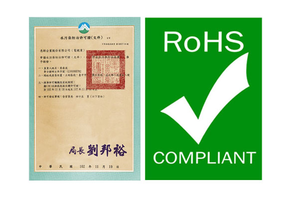 環境に配慮したメッキ