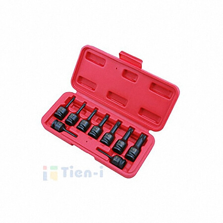 9PC 3/8"DR. スタービット インパクトソケットセット