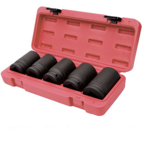 5PC ディープバッドホイール インパクトソケットセット